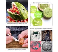 Ensemble D'outils De Bricolage De 27 Pièces, Autocollant En Vinyle, Artisanat De Gaufrage, Ensemble D'outils De Fleurs Séchées, Planche À Découper Silhouette