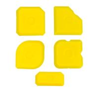 Ensemble d'outils de Calfeutrage en Silicone, 5pcs Lisseurs de Joint en Silicone, pour le lissage des joints, Ensemble de grattoirs, Lisseur Joint Silicone