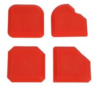 Ensemble d'outils de calfeutrage en Silicone, grattoir à coulis de mastic en Silicone, outil de dissolvant de calfeutrage pour cuisine, salle de bains, sol, fenêtre, évier 4 pièces