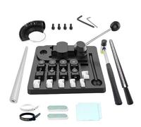Ensemble d'outils de cintrage de bagues - Machine à cintrer les anneaux avec matrices en nylon, outil de cintrage de bagues pour bijoux, outil de mesure multifonction pour bijoux