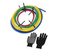 Ensemble d'outils de cintreuse de tuyaux en cuivre pour installation AC - Kit de 4 bandes à code couleur pour une mise en forme précise de 2 m (4 m)