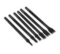 Ensemble d'outils de ciseau à coudre en cuir 6 pièces, outils de piquage de maroquinerie faits à la main, ciseaux à coudre en acier au carbone avec poignée antidérapante pour les