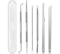 Ensemble D'outils De Coupe D'ongles 6 En 1, Kit De Coupe-Ongles Pour Ongles, Ensemble De Manucure Argent Argenté
