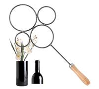 Ensemble d'outils de coupe pour bouteilles - Coupe-verre à quatre anneaux avec éléments chauffants DIY - Création de projets, dispositif pratique robuste pour les bouteilles de vin en céramique