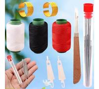 Ensemble D'outils De Couture 37 Pcs,Kit De Couture,Nécessaire Aiguilles À Gros Chas Pour À La Main Avec Bobines De Fil,Aiguilles,Enfile-Aiguilles,Découseur Et Tube De Rangement (1set)