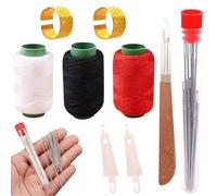 Ensemble D'outils De Couture 37 Pièces, Aiguilles à Gros Chas Pour Couture à La Main Avec Bobines De Fil, Aiguilles, Enfile-Aiguilles, Découseur Et Tube De Rangement, Aiguille De Quilting(1 Set)