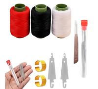 Ensemble d'outils de couture, kit de bricolage portable, outils de réparation d'aiguilles et de fil, kit multi-usages, outil de réparation pour débutants et voyageurs (34 Pièce)