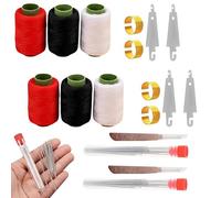 Ensemble d'outils de couture, kit de bricolage portable, outils de réparation d'aiguilles et de fil, kit multi-usages, outil de réparation pour débutants et voyageurs (68 Pièce)