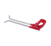 Ensemble d'outils de débosselage de voiture avec barre de biche en acier inoxydable et crochets de tige poussoir, conçus pour la réparation de bosses sans peinture et les travaux de carrosserie (31 cm