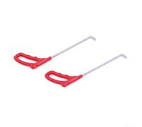 Ensemble d'outils de débosselage de voiture avec barre de biche en acier inoxydable et crochets de tige poussoir, conçus pour la réparation de bosses sans peinture et les travaux de carrosserie (21 cm