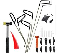 Ensemble D'Outils De DéBosselage, Outils D'Extraction De RéParation De Carrosserie Sans Peinture Pour La RéParation Des Bosses De La Surface De La Voiture Et Les Outils De RéParation Bosses Et GrêLe