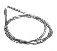 Ensemble d'outils de débouchage de tuyau serpent de plomberie flexible pour déboucheur d'évier de cuisine et nettoyeur de vidange de salle de bain, nettoyage de tuyaux en acier à ressort (B)