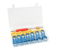 Ensemble d'outils de déconnexion de conduite de carburant 16 pièces A/C, kit de démontage et d'assemblage rapide pour tuyaux de climatisation automatique, outils à main en plastique et en métal avec