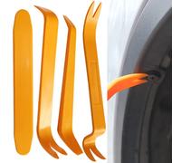 Ensemble d'outils de démontage de clip de porte de voiture, kits de remise en état stéréo DVD, panneau de garniture en plastique intérieur, outil de retrait de carte Prada, 4 pièces, 1 pièce 4pcs