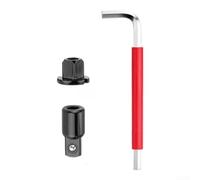 Ensemble d'outils de démontage de manivelle de vélo - Extracteur de manivelle carré conique ouille pour VTT et vélos électriques de route - 168 mm - Acier au carbone (B)