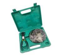 Ensemble d'outils de démontage de segments de piston en acier avec 14 bobines de configuration et étui portable pour l'entretien du moteur, plusieurs tailles, pinces pour moteurs de voiture