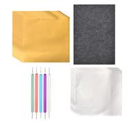 Ensemble d'outils de gaufrage sur feuille métallique - Feuilles d'aluminium à double face, support d'art créatif, kit de gravure éducative, design sur feuille réutilisable | B