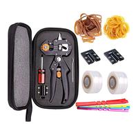 Ensemble d'outils de greffage, kit d'élagage et ruban de greffage biodégradable, outil de greffe professionnel pour pépinière, outils de jardinage pour bonsaï pour arbres fruitiers, sécateurs de roses