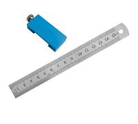 Ensemble d'outils de guidage de règle avec pince de localisation en ABS | Cadre de marquage en acier, stabilité des vis de pouce pour la fabrication de meubles
