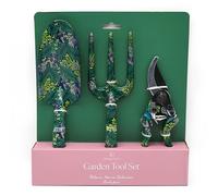 Ensemble d'outils de Jardin avec Fourchette, truelle et sécateur - William Morris Larkspur
