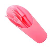 Ensemble d'outils de jardin en plastique avec fourchette, cuillère, seau pelle et perforateur pour des tâches de transplantation efficaces (rose)