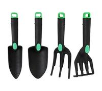 Ensemble d'Outils de Jardinage,4 pièces Robustes ergonomiques avec Manche antidérapant,Kit d'outillage pour Jardinage extérieur | pour Hommes Femmes débutants, Creuser Planter désherber ameublir