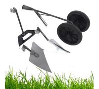 Ensemble d'outils de jardinage - Binette double roue - Acier au manganèse - Pour désherber, creuser, planter - Cultivateur manuel multifonction