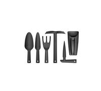 Prosperplast Set de 6 outils à main de jardin Respana Gardening Anthracite