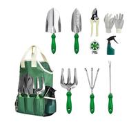 Ensemble D'outils De Jardinage Equipement Solide Et | Ensemble de 11 Pièces pour Jardinage Pour Jardinières Débutants Hommes Femmes - Pelouse Arbres Fleurs