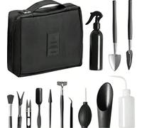 Ensemble d'outils de jardinage miniature pour bonsaï Yirenjuan, convient pour les plantes d'intérieur et le repiquage de succulentes, comprend des outils à main Taille UniquePolypropylène