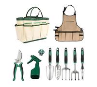 Ensemble d'outils de jardinage pour femme, 11 accessoires de plantation, outils de jardin, outils à main, pour jardin, arrière-cour, pelouse, jardinier, hommes, femmes, grand-mère