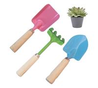 Ensemble d'outils de jardinage succulents avec poignée en bois, pelle de jardin, combinaison d'extérieur, outils confortables pour la transplantation de poignée pour la ferme, la terrasse, le parc, la