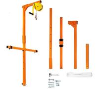Ensemble d'outils de levage de climatiseur, capacité de 150 kg, support d'installation avec treuil manuel pour démontage complet et montage AC