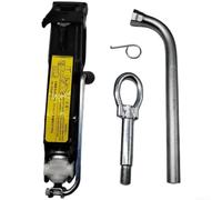 Ensemble d'outils de levage de cric de voiture pour A1 pour Polo, Fabia, Ibiza, Rapid 2009-2023, compatible avec le lève-pneu de secours en métal ABS Oe 6r0011031