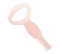 Ensemble d'outils de maquillage pour les yeux : gabarit eyeliner, applicateur de mascara et peigne à cils double face pour une application précise et une séparation sans agglomérations, rose, 10 x 4,5