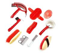 Ensemble d'outils de massage pour le toilettage des chevaux, fournitures de nettoyage pour le bain, équipement de nettoyage des chevaux, brosses démêlantes