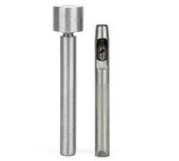 Ensemble d'outils de matrice en acier inoxydable, poinçon de trou d'oeillet, Installation facile pour accessoires vestimentaires (8mm canvas buckle hand knocking tool 3-piece set)