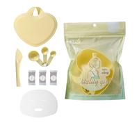 Ensemble d'outils de mélange de salon - Bol pratique et spatule - Jauges cuillère pour un soin précis de la peau