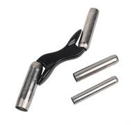 Ensemble d'outils de menuiserie de 4 tailles pour projets de maçonnerie comprenant une construction en acier de 1/2", 5/8", 3/4", 7/8" et une poignée ergonomique confortable (noir)