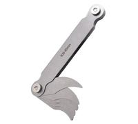 Ensemble d'outils de mesure de jauge de rayon R1-80 pour ingénierie machiniste, 4 gammes (R1-6,5, R7-14,5, R15-25, R26-80)