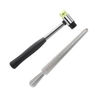 Ensemble d'outils de mesure pour bagues et mandrins, 24 cm en aluminium avec marteau double face, 4 tailles pour nous, Japon, Eu, Hk