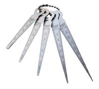 Ensemble d'outils de mesure prêts à l'emploi pour évaluer la taille de l'écart dans les tuyaux, les arbres et les joints avec design portable