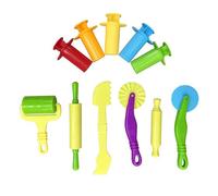 Ensemble d'outils de modelage créatif pour enfants - Différents motifs de tampons pour enfants - Outil de voyage