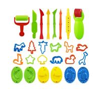 Ensemble d'outils de modelage créatif pour enfants - Différents motifs de tampons pour enfants - Outil de voyage