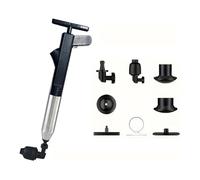 Ensemble d'outils de nettoyage de canalisations, drague d'égout à piston haute pression for salle de bains, toilettes, cuisine, évier, tuyaux de drainage, dispositif de déblocage(8pcs-Black Set)