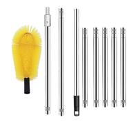 Ensemble d'outils de nettoyage de gouttière portable avec double têtes de brosse en acier inoxydable robuste pour une utilisation efficace en extérieur Brosse de nettoyage de gouttière