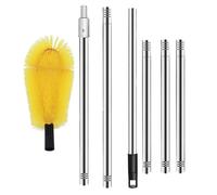 Ensemble d'outils de nettoyage de gouttière portable avec double têtes de brosse en acier inoxydable robuste pour une utilisation efficace en extérieur Brosse de nettoyage de gouttière