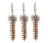 Ensemble d'outils de nettoyage d'extérieur 3 en 1 avec brosses en fil d'acier et laiton pour enlever les taches tenaces pour les amateurs d'aventure, outils de nettoyage d'extérieur faciles à utiliser