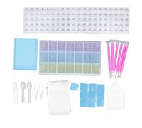 Ensemble d'outils de peinture de strass avec boîte de rangement, stylo de perçage de points, boîte de rangement de boue de perçage, Kit de peinture de strass