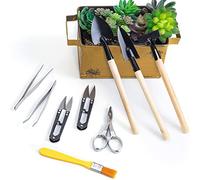Ensemble d'outils de Plantation de Jardin, 12 Mini Outils de Jardinage en Fer, Outils manuels de Transplantation de bonsaï Succulents pour l'intérieur et l'extérieur, la Maison,